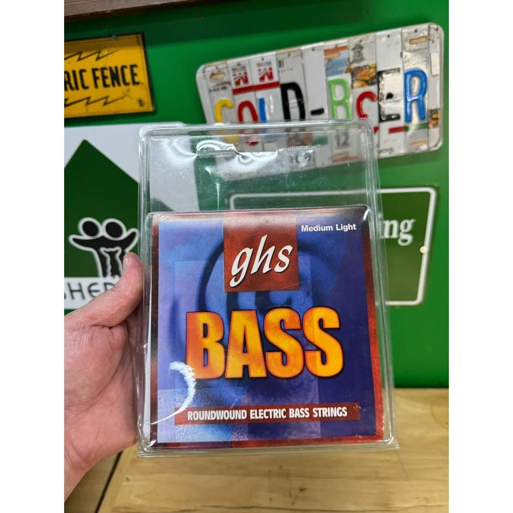 GHS Roundwound Electric Bass Strings Medium Light New in Package